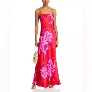 FARM Rio Summer Fruit Maxi Slip Dress Size L